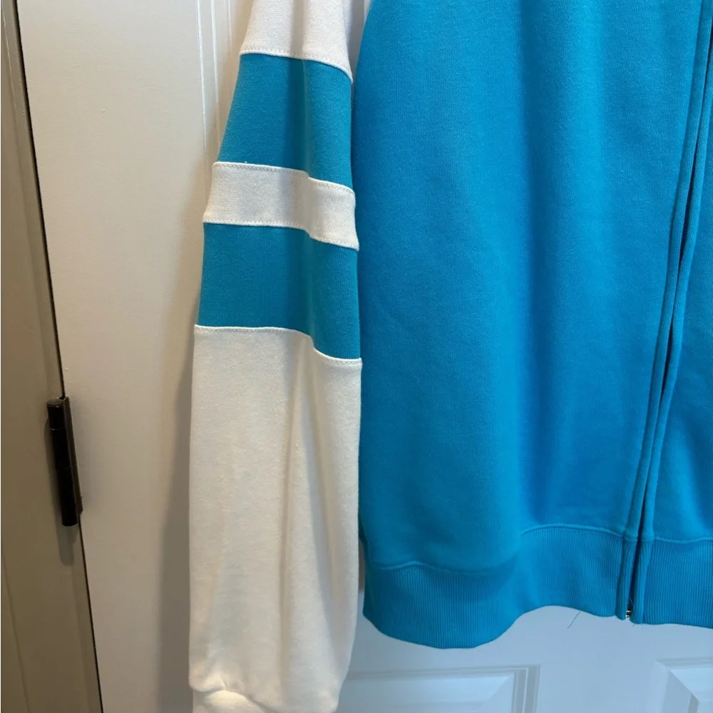 Disneyland Fab 5 Blue and White Zipper Hoodie Sweatshirt, L - Picture 6 of 15